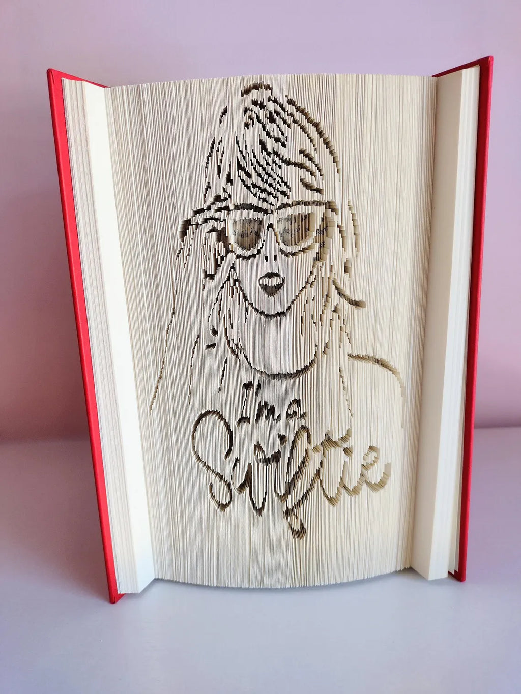 I'm a Swiftie Folded Book Art