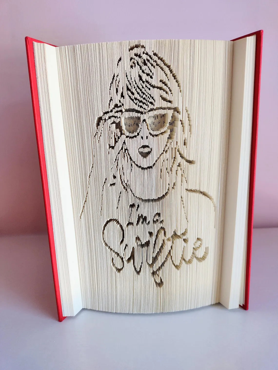 I'm a Swiftie Folded Book Art