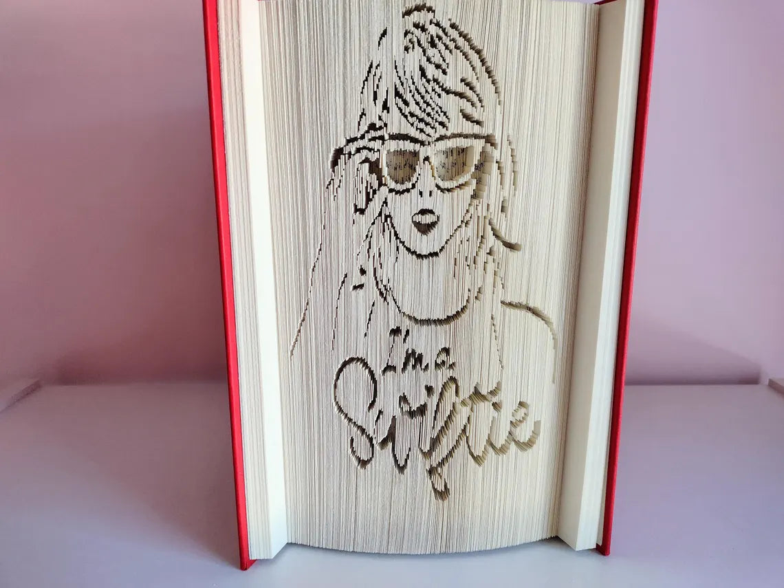 I'm a Swiftie Folded Book Art