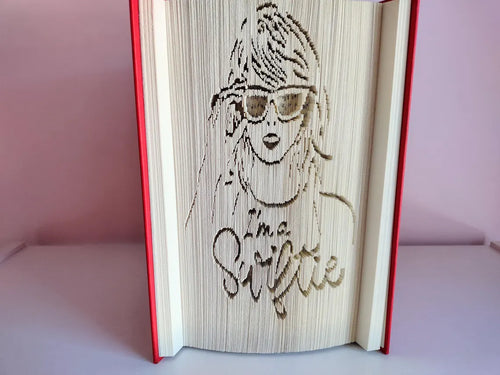 I'm a Swiftie Folded Book Art